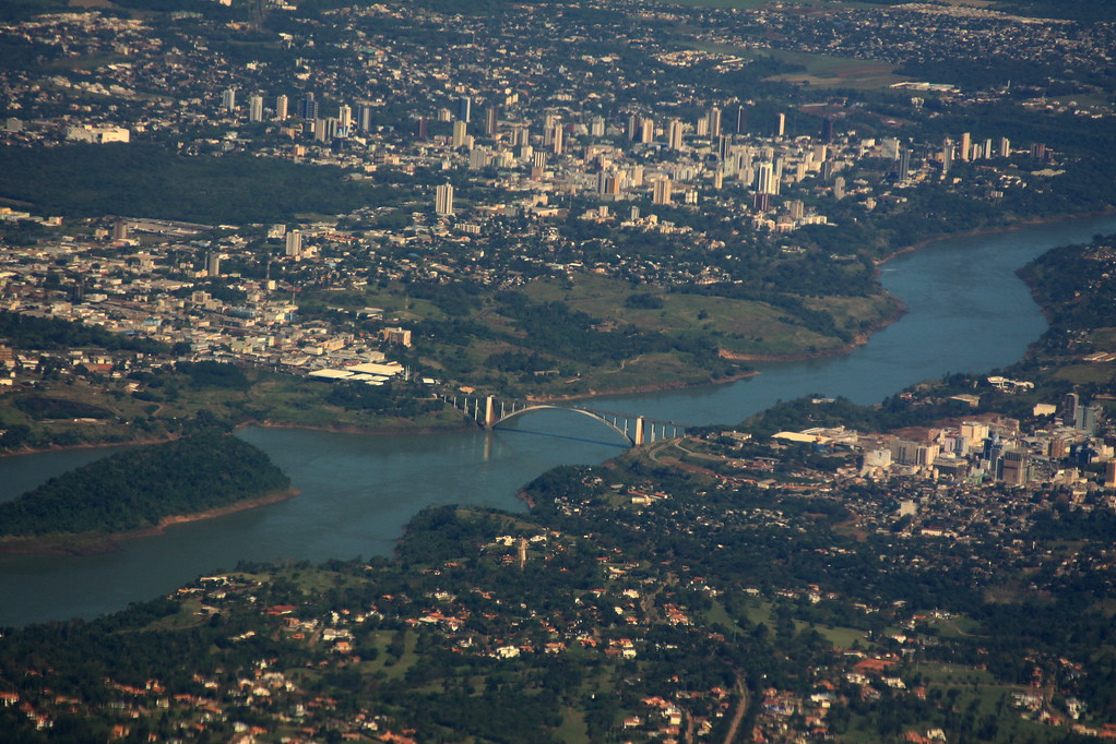 Visão aérea da cidade